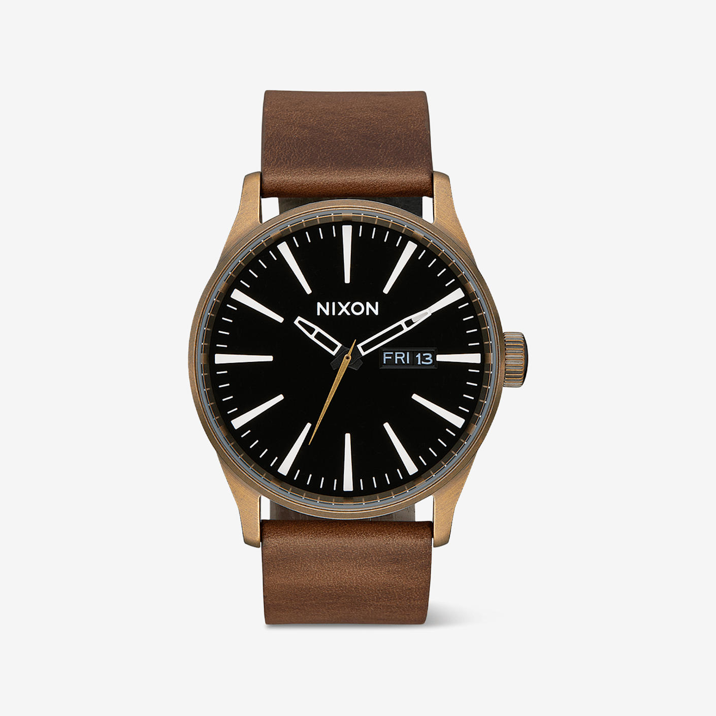 Nixon sentry leather hotsell 42mm
